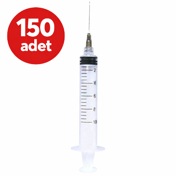 Ayset Enjektör 10 cc 3 Parça Siyah - 150 Adet